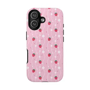 Strawberry Pattern Phone Case | Tough Case