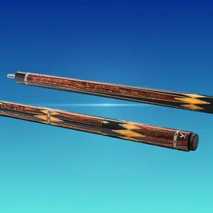 EVO MEG Ember Fang Pool Cue – Apex Predator Precision, Glass Fiber Stability, 12.5mm EVO Tip, Wrapless Carbon-Glass Butt, 19-19.5oz, 5/16-18 Joint