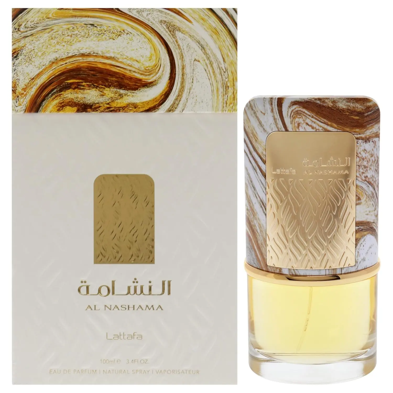 Lattafa Al Nashama – Spicy, Fruity, Woody, Amber – Eau de Parfum Spray Long-Lasting Fragrance for Unisex, 3.4 Ounce / 100 ml
