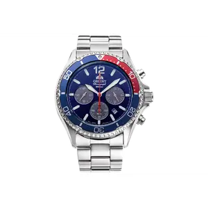 Orient Solar Quartz Chronograph 42.8mm Sports Watch with Sapphire Crystal, RA-TX0201L10B