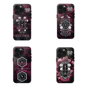 Sleep Token Caramel Even In Arcadia tour 2025 Phone Case, Sleep Token Emergence 2025 phone case, For Iphone 16 15 14 13 12 11 Pro Max Plus X SE, Samsung S25 S24 S23 S22 S21, Google Pixel 9 8 7 6 5 4 J