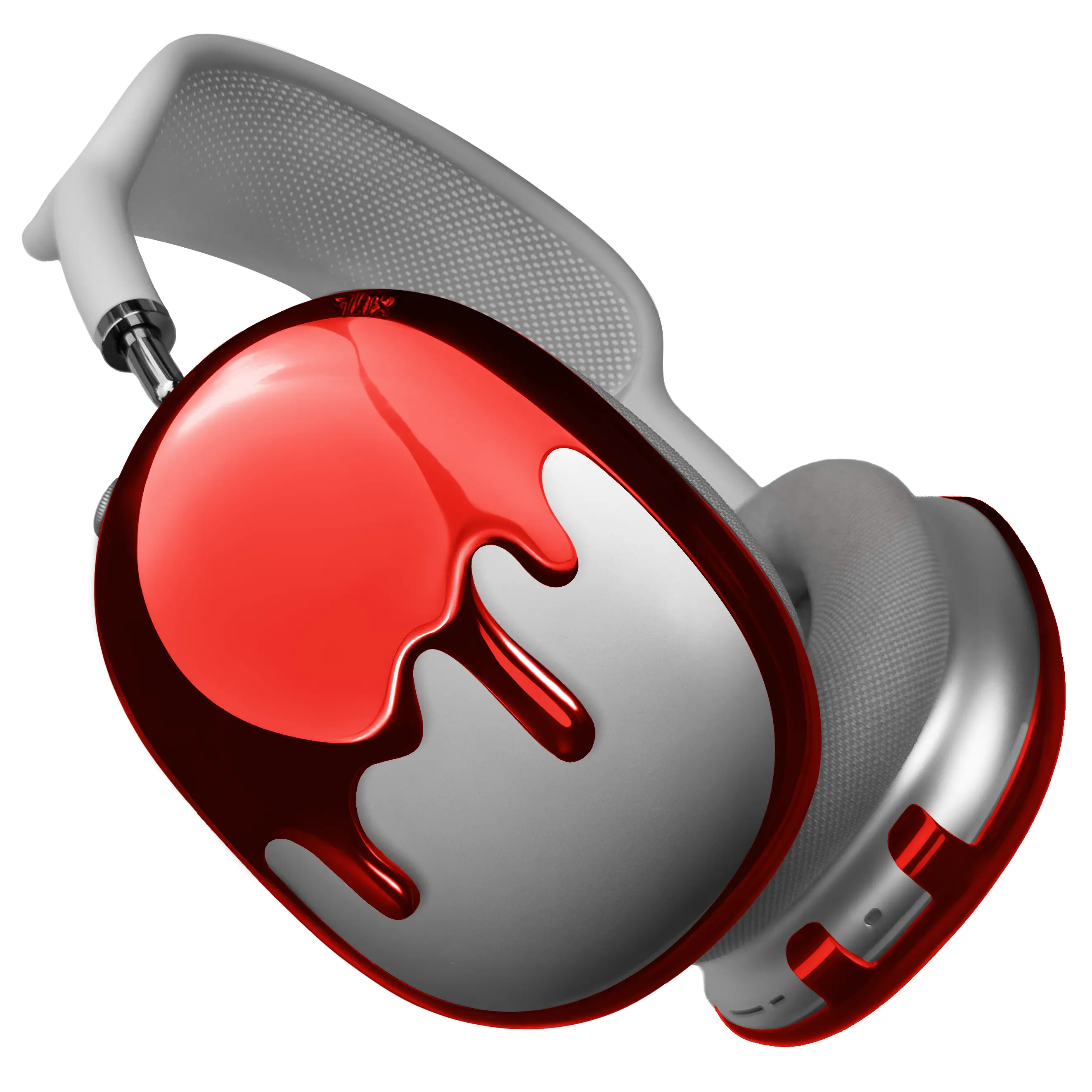 qlix Red Drip Frames for AirPods Max 1 & 2, Durable Lightweight qlix Red Drip Frames for AirPods Max 1 & 2, Durable Lightweight