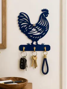 Rooster Key Holder - Acrylic Key Organizer with Unique Rooster Design