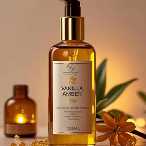 ShakeLuxe Skincare Vanilla Amber Body Oil - Moisturizing Body Care