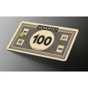 Monopoly 100 Credit Card Skin, Debit Card Covering