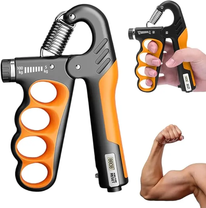 Hand GripStrengthener, Adjustable Hand Grip Exerciser, Training Tool For Muscle Building & Hand Recovery,Valentine'sDayGift