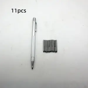 Tungsten Carbide Engraving Tool Set, Includes 1 Piece Sharp Tip & 10 Replacement Tips, Portable Metal Etching Pen, Rust-Resistant