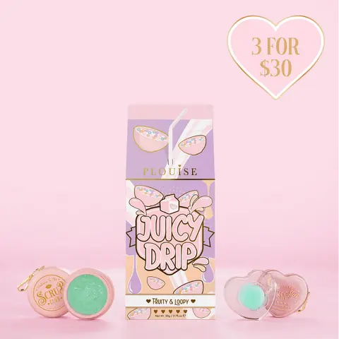 P.Louise Juicy Drip Lip Scrub & Lip Mask Duo