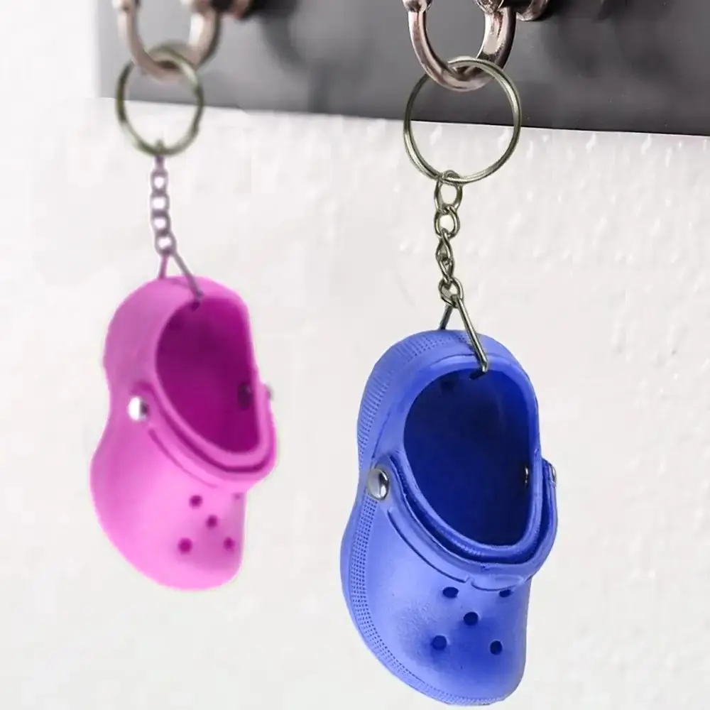 Random Color Cute Shoe Shaped Phone Charm, 1 Count Unique Keychain Bag Accessories, Phone Pendant Car Decoration