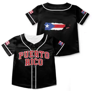 Patriotic Puerto Rico Puerto Rican Flag Baseball Jersey, Puerto Rico Jersey, Baseball Jersey For Men Women Youth And Kids