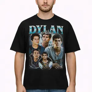 Dylan O’Brien Vintage T-Shirt, Teen Wolf Maze Runner Fan Shirt, Retro Actor Graphic Tee, Unisex Aesthetic Gift