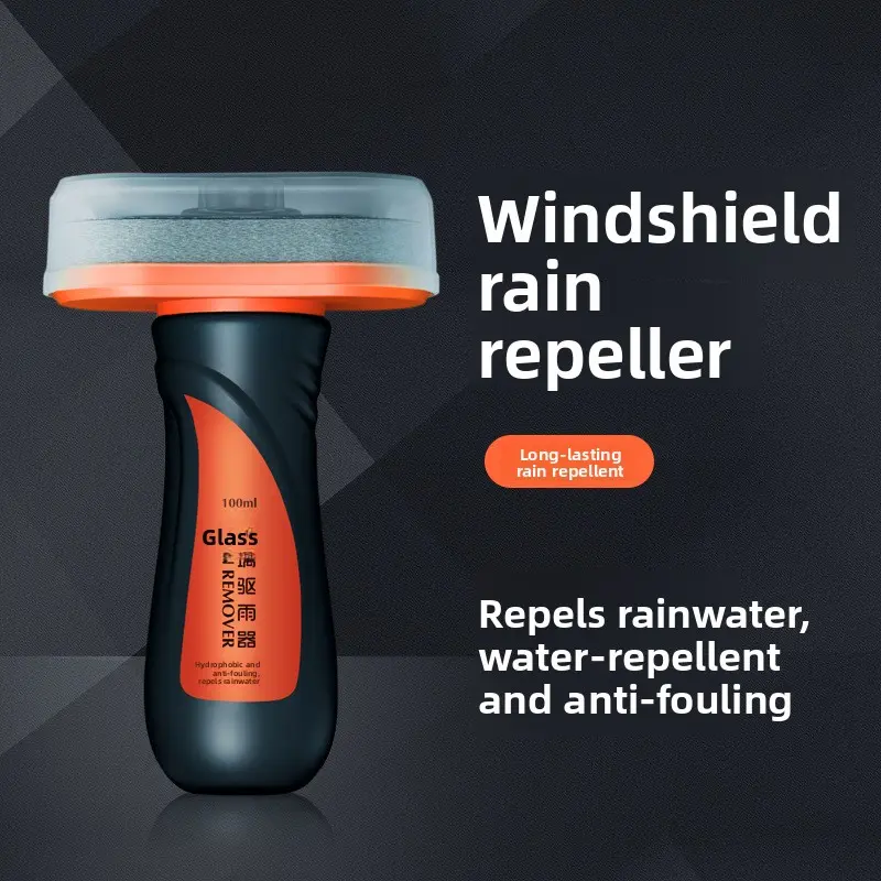 100ml Car Windshield Washer Fluid Oil Film Remover, Rain Repellent that Repels Rain, Streak-Free Auto Spray, Auto Detailing Supplies for Car Maintenance