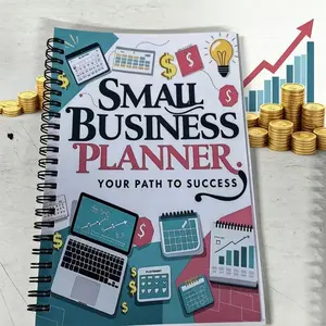 Blank Spiral Notebook for Business Planning, Ideal for Startup Strategies and Financial Goals, Perfect Gift for Celebrations