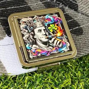 King Ben Golf Ball Marker with Hat Clip Bottle Opener