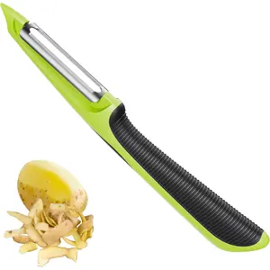 Vegetable Peeler, Swivel  Peelers with Handle, Green