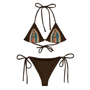 Virgin Mary Our Lady of Guadalupe Bikini Triangle Bikini