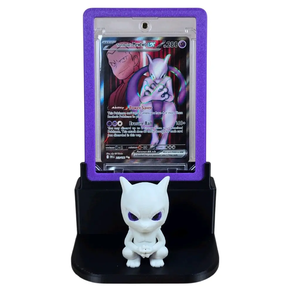 Mewtwo Pokemon Card Display for PSA/ Mag (One-Touch) Case/Toploader