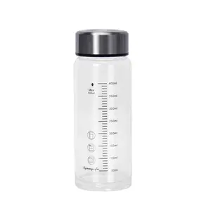 Cross-border multifunctional high borosilicate glass cup, juice bottle, juicing fruit tea cup with lid, leak-proof, refrigerator beverage storage cup