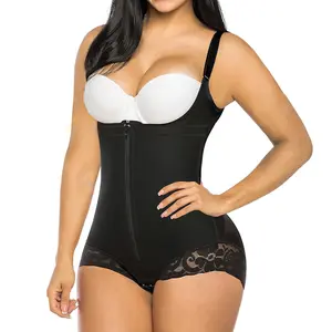 Shapewear Women's Body Strong Shaping Bodice Body with Tummy Control & Breathable Bodysuit, Figure Shaping Body Shaper for Women, Shaper Tummy Control with Adjustable Shoulder Straps (Black)