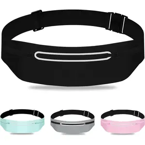 Fanny Pack Women Men Girls Kids Crossbody Bags,Slim Running Belt Bag Plus Size,Waterproof Waist Bag for Travel Runners Phone Pouch Workout Cycling Dog Walking Sports Hiking Waist Pack Black