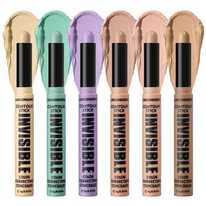 6 Color Contour Stick Concealer Stick Cream Palette Contour Multifunctional Contouring Makeup Kit for Face Highlighter Makeup Stick Set Long Lasting & Waterproof(6PCS Set, 1)