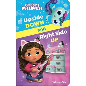 DreamWorks Gabby's Dollhouse - Upside Down and Right Side Up - Take-a-Look and Find Activity Book - PI Kids