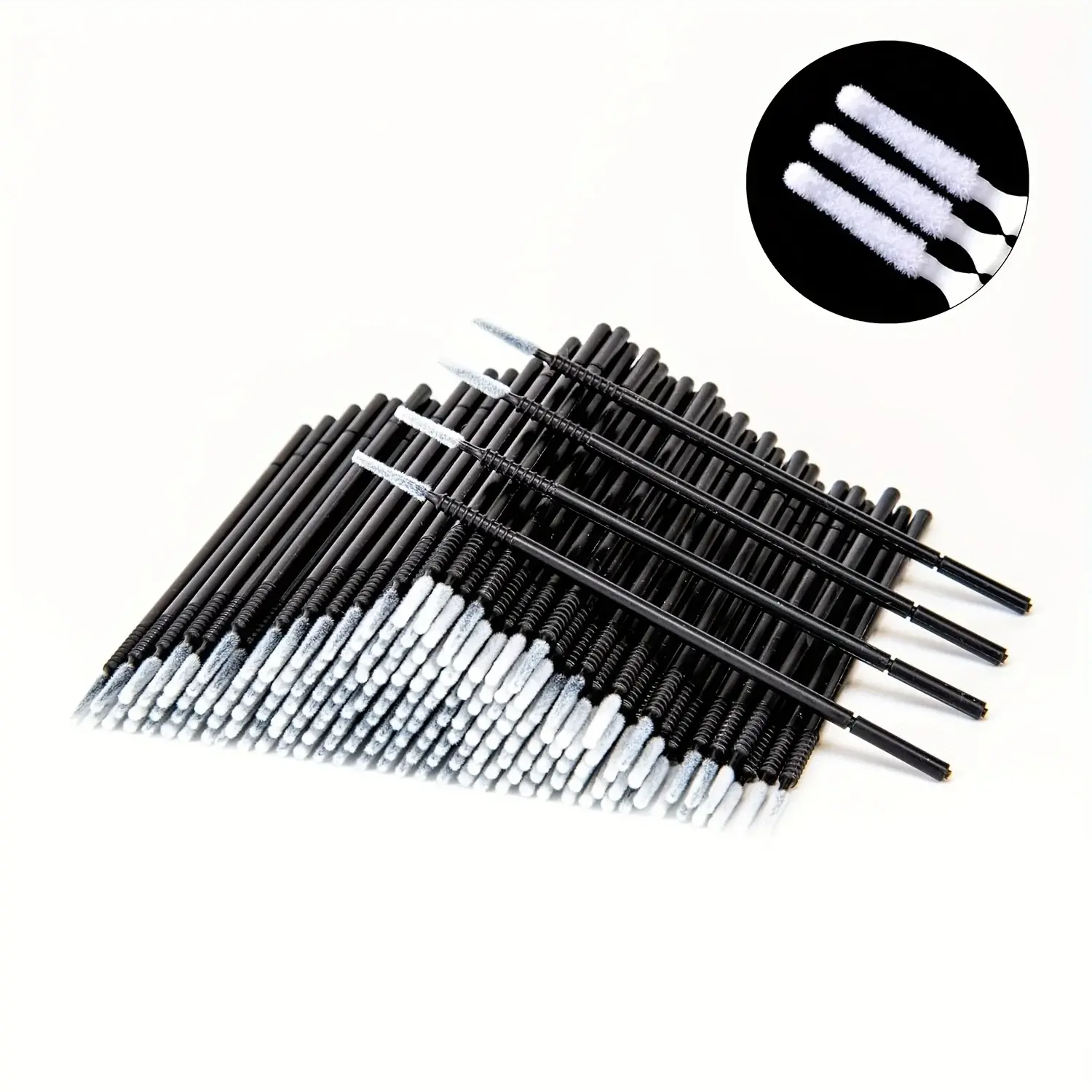 200PC  for Eyelash Extension Tools Disposable MicroBrush Eyelashes Extension Individual Lash Removing Swab Micro Brush