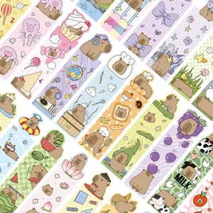 Cartoon Animal Pattern Bookmark Card, 30pcs/set Cute Animal Bookmark Card, DIY Decorative Bookmark Card for Home School Office