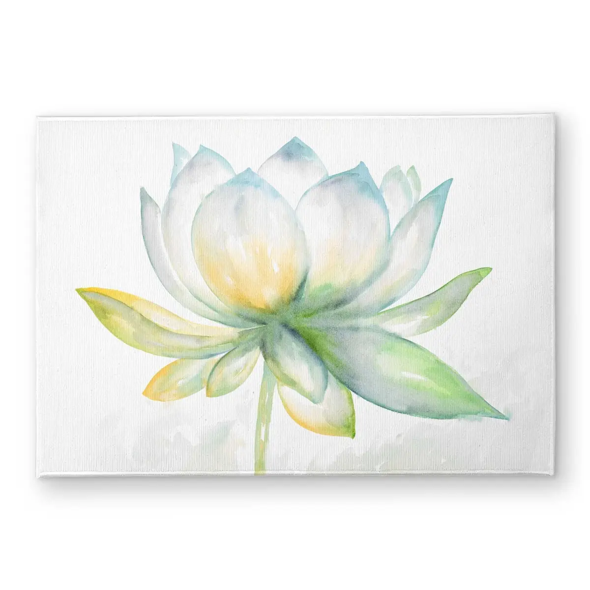 Begin Home Decor CODM1724U8HOVX 17 x 24 in. Lotus Flower Door Mat - Indoor & Outdoor Home Decor Accent