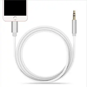 For All IOS Syetem Lightning to 3.5mm Audio Adapter Male AUX Headphone Cable Car Converter for iPhone 12 7 8 X XR XS 11 Pro MAX