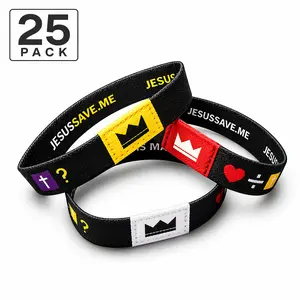 25 Pack, Emoji-vangelism TAP Wristbands