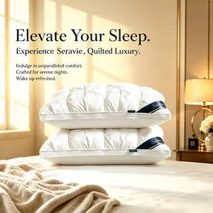 【Father's Day Gift】2pcs/4pcs Luxury Hotel Quality Deep Sleep Pillow - Neck Support Non-Collapse Design Hypoallergenic  for Side Supine Prone Sleepers pillows