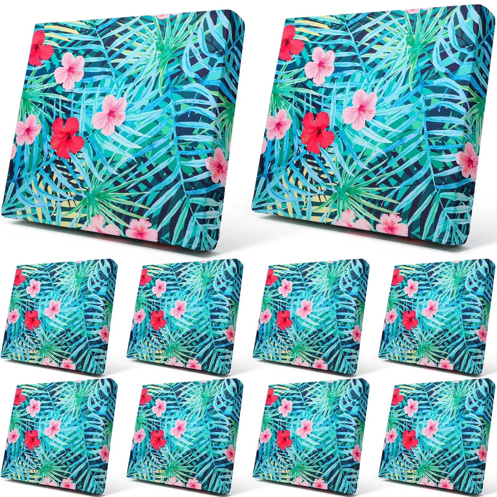 8 Pcs Palm Leaf Floral