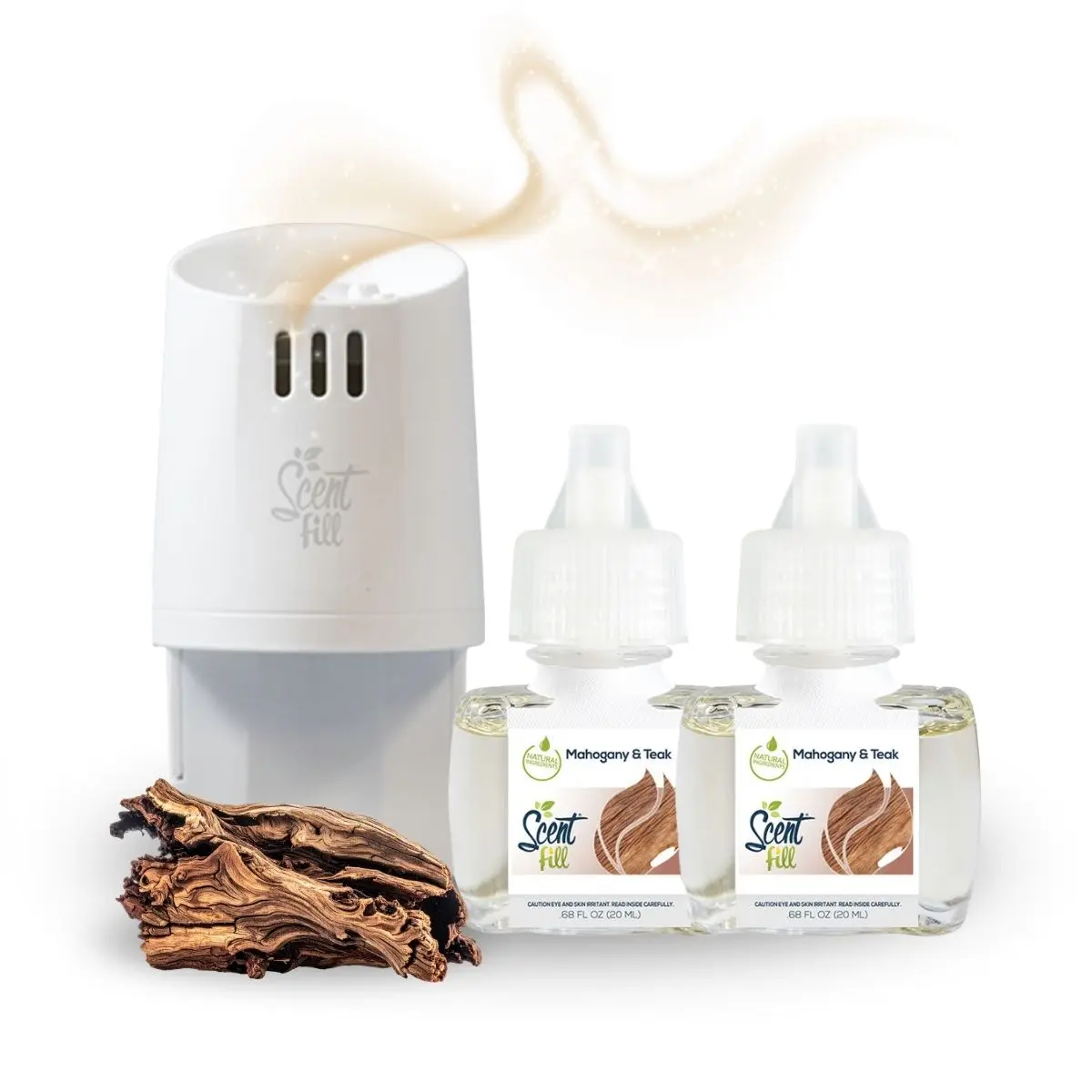 Mahogany & Teak Plug in Refill Air Freshener Starter Kit