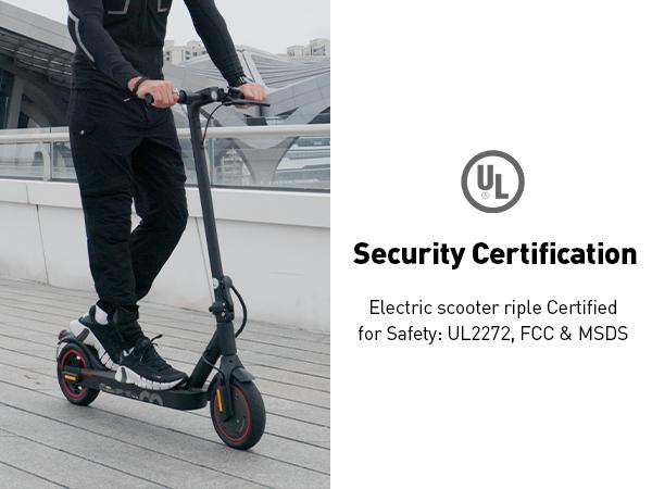 【summervibes】Long Range Commuter Electric Scooter, 22MPH/18MPH Max Speed, 21 Miles Long Range,10''/8.5'' Tires,  Folding Electric Scooter Adults with Head Lights