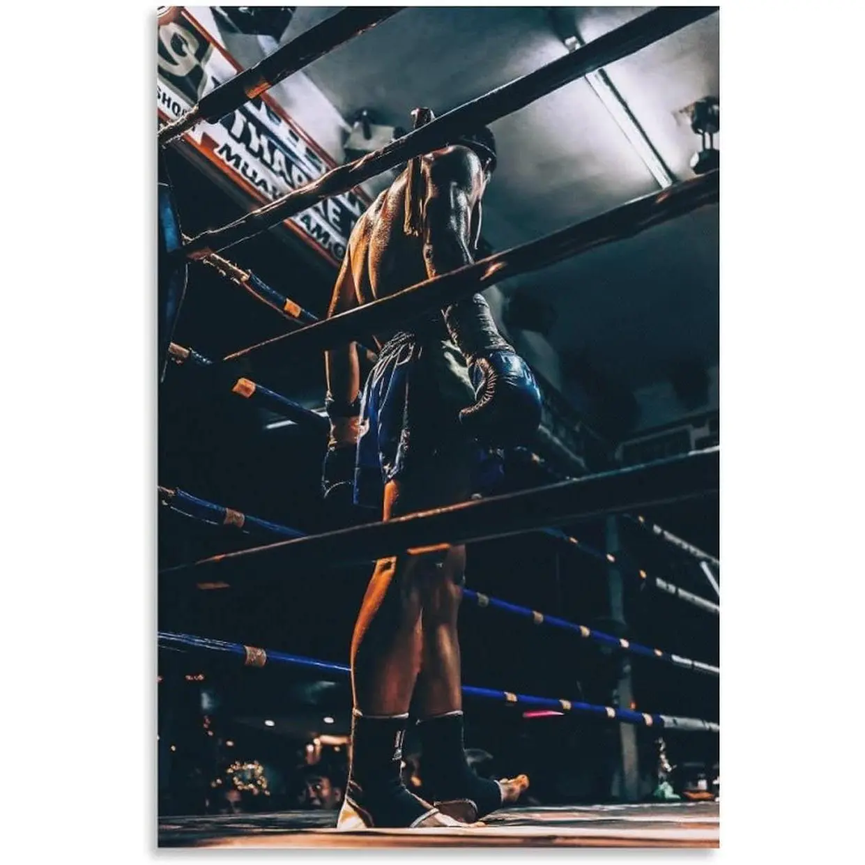 High-Res Muay Thai Boxing Classic Poster Print - Wall Decor Ideas for Home, Office & Kid Room Wall Decoration Gift