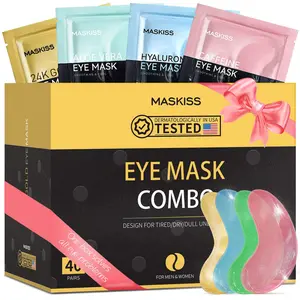 Maskiss 24k Gold Moisturizing Eye Mask,  Tightening and Lifting Eye Patch, Hydrating Brightening & Firming Eye Sticker, Beauty & Personal Eye Care Product, Skincare Products Skincare Set, Fall Gift smooth wrinkle