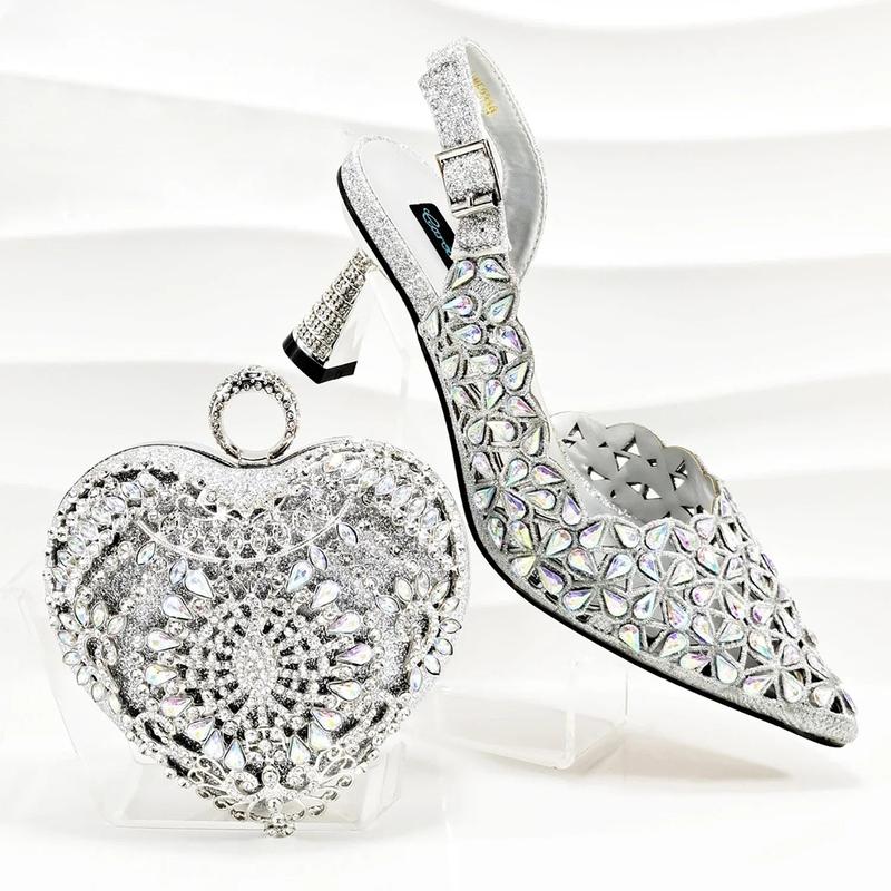 Lastest Italian Ladies Shoes with Matching Bag Set BGQ1-3