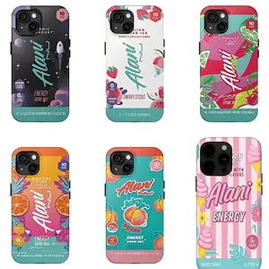 Alani Energy Drink Inspired Phone Case, Compatible with iPhone X, 11, 12, 13, 14, 15, 16, 17 Plus/Pro/ProMax & Samsung Galaxy S21-S25 Series