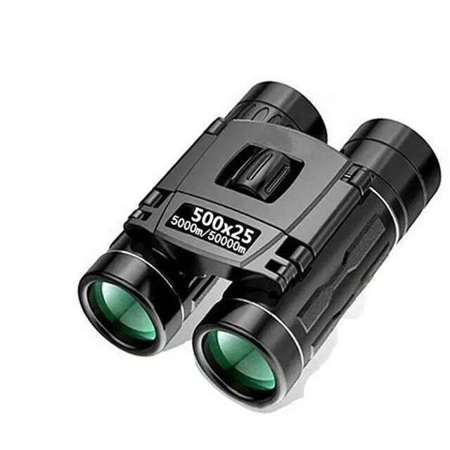 500x25 Portable HD Zoom Powerful Binoculars Day Low Night Optics Hunting Outdoor