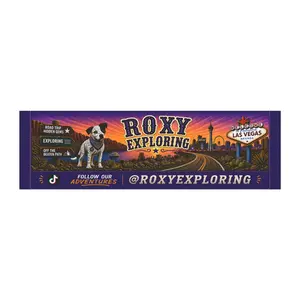 Roxy Explorer Car Magnet | Cute Character Road Trip Sticker-Style Magnet