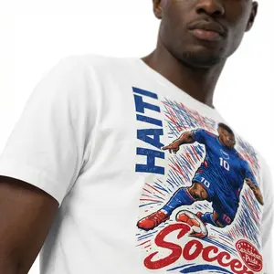 Haiti Soccer Shirt – World Cup Edition 1804 Caribbean Pride Graphic Tee | Vintage Football Streetwear for Men & Women