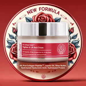 AngeRose Pre-Collagen Peptide Tighten & Lift Neck Cream, collagen production, hydration, elasticity, firmness