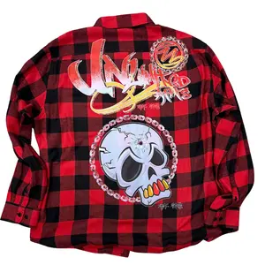 Be Art Buffalo Plaid Flannel- Red and Black