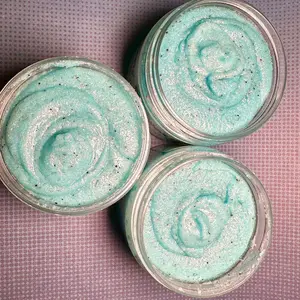 Blueberry whipped sugar scrub