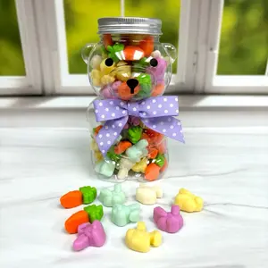 Easter Cottontail Gummy Mix in a Bear Jar