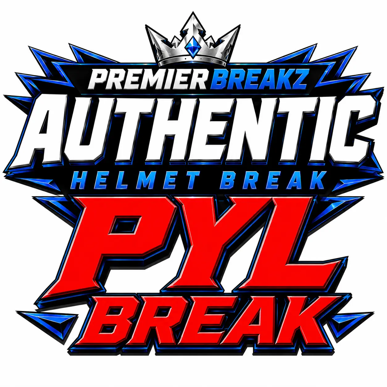 PYL Signed Football Helmet Memorabilia Sports Break