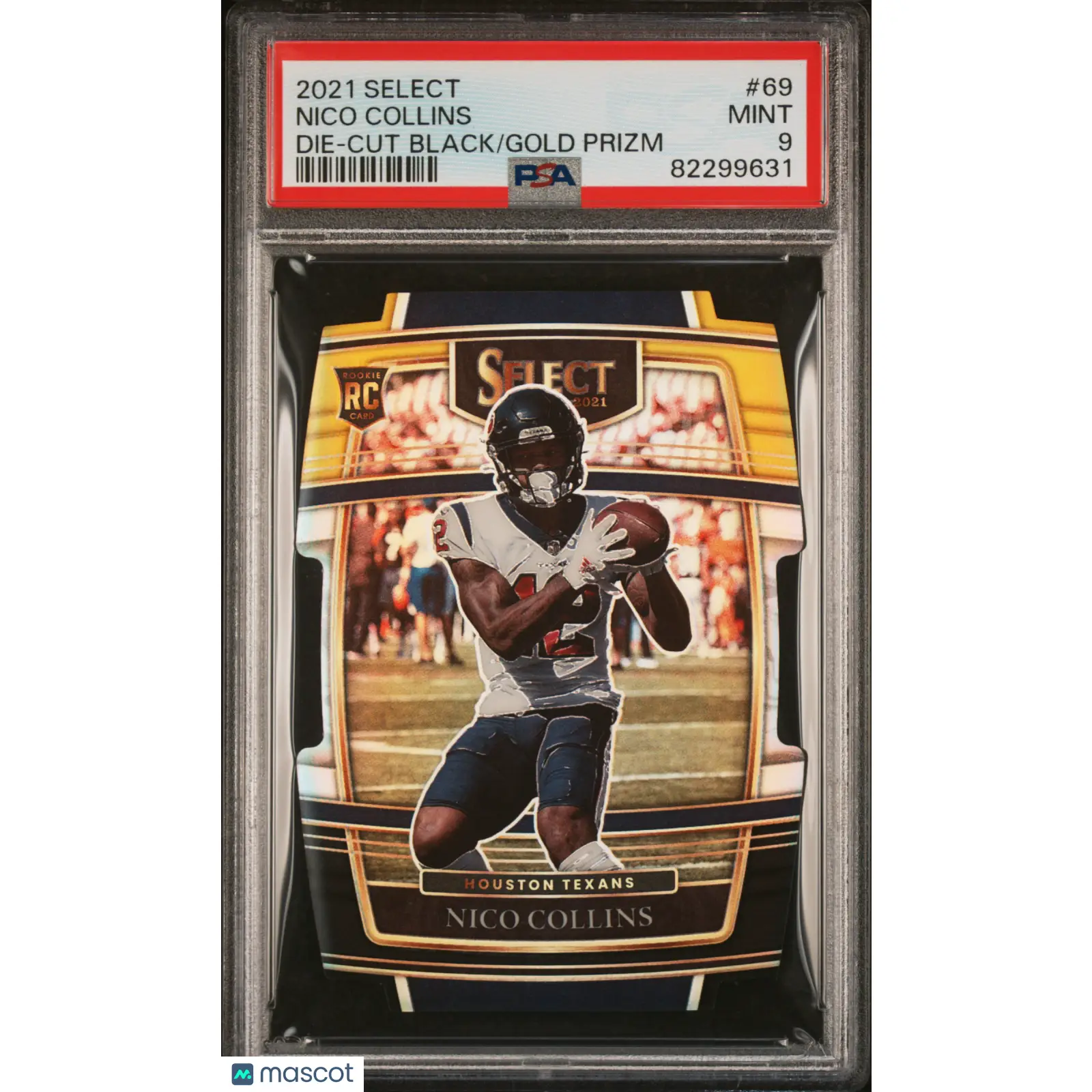 Nico Collins PSA 2021 Panini Select #69 9