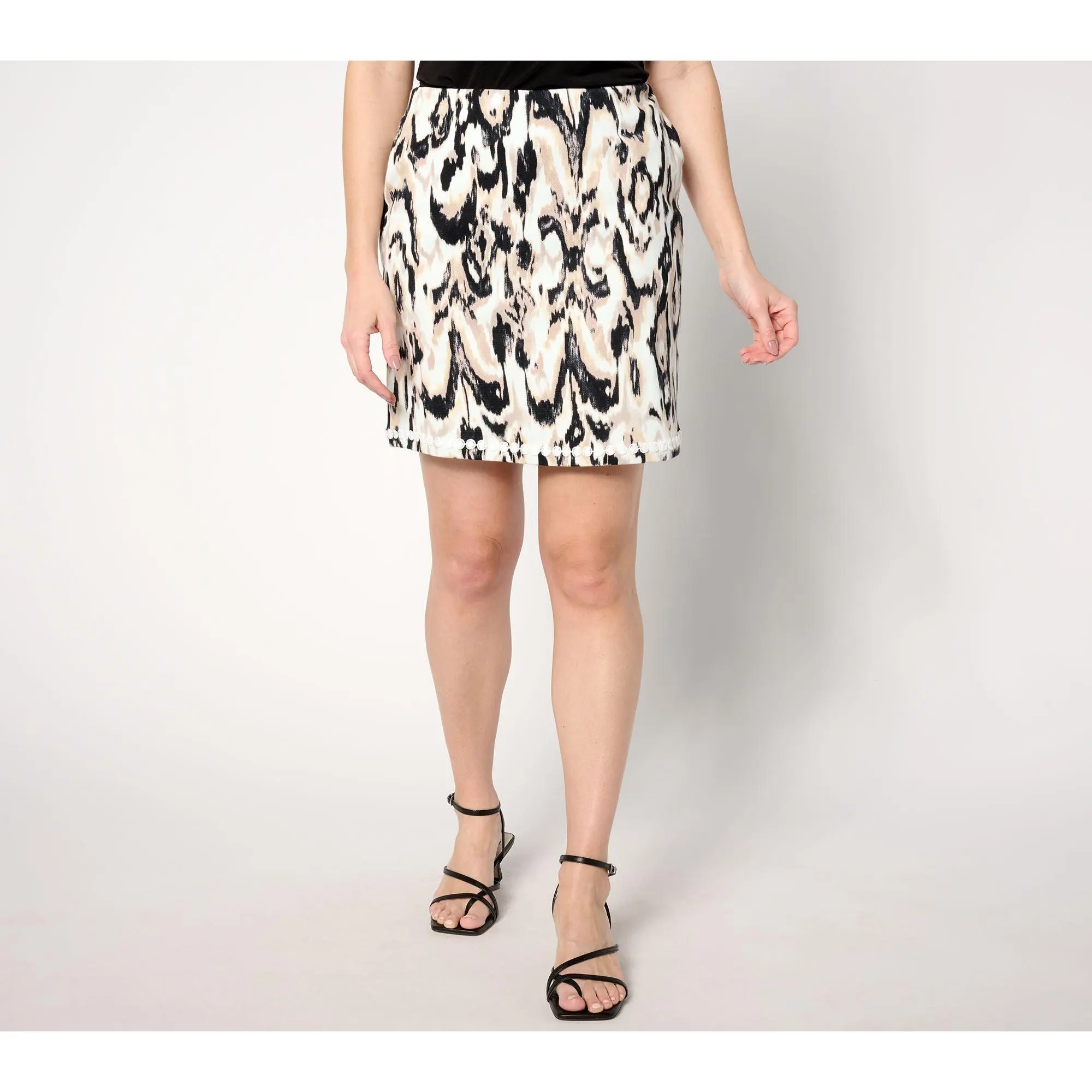 Belle by Kim Gravel Perfect Pique Blazin' Hot Summer Skort