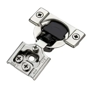 Ravinte Soft Close Hinges for Kitchen Cabinet Hinges Satin Nickel Hidden Hinges Stainless Steel Concealed Hinge self Closing